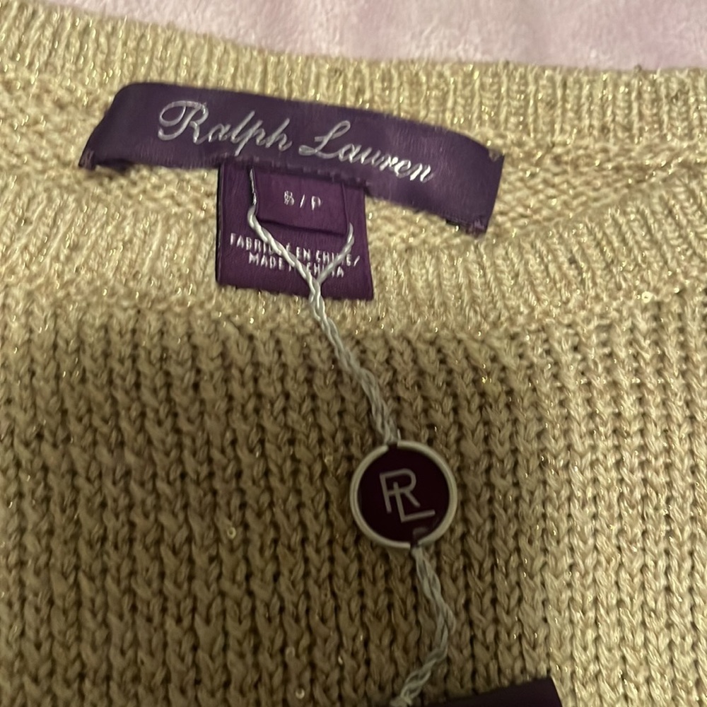 $1690 Polo Ralph Lauren’s Purple label ladies luxurious sweater made in china. - Picture 6 of 11